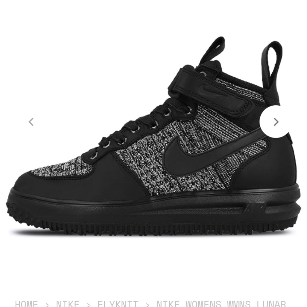 black Nike Lunar Air Force 1